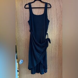 Quince Tencel Jersey Side Tie Modi Dress